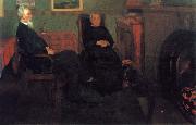 William Stott of Oldham Portrait of My Father and Mother Spain oil painting artist